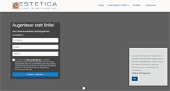 Desktop Screenshot of estetica-lasermed.com