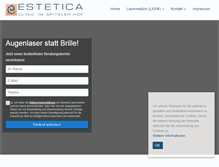 Tablet Screenshot of estetica-lasermed.com